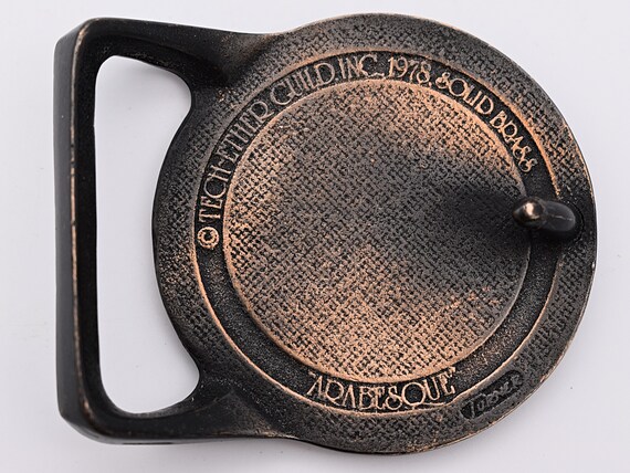 Tech Ether Guild "Arabesque" Solid Brass Vintage … - image 2