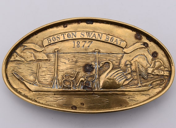 James Breakell Boston Swan Boats Solid Brass 1970… - image 1