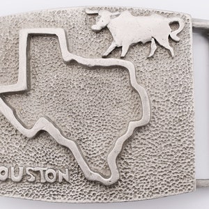 Houston Texas Vintage Belt Buckle