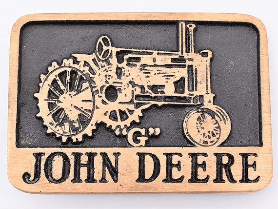 Solid Brass John Deere Model G Tractor Farming Fa… - image 1