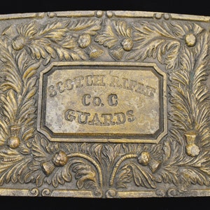 Scotch Rifle Co Guards Belt Buckle
