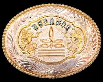 Durango Gold Silver Plated Solid Brass Award Design Medals