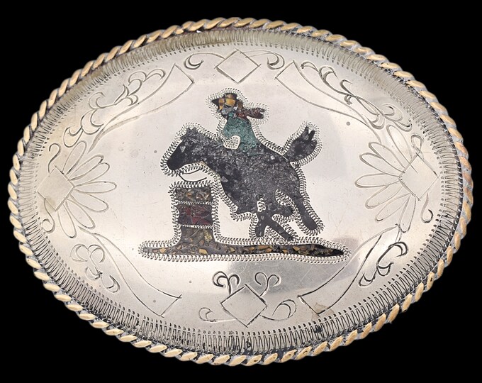 Barrel Racing Large German Silver Brass Trim Handmade Western Vintage ...