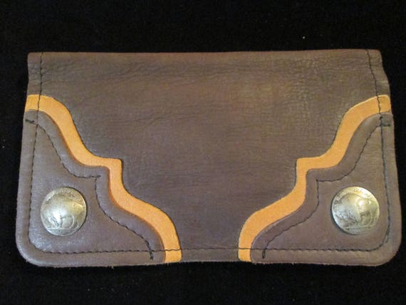 Vintage Buffalo Trading Co. Buffalo Hide Leather C