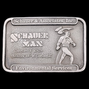 Schauer & Associates Environmental Services Consulting Vintage Belt Buckle