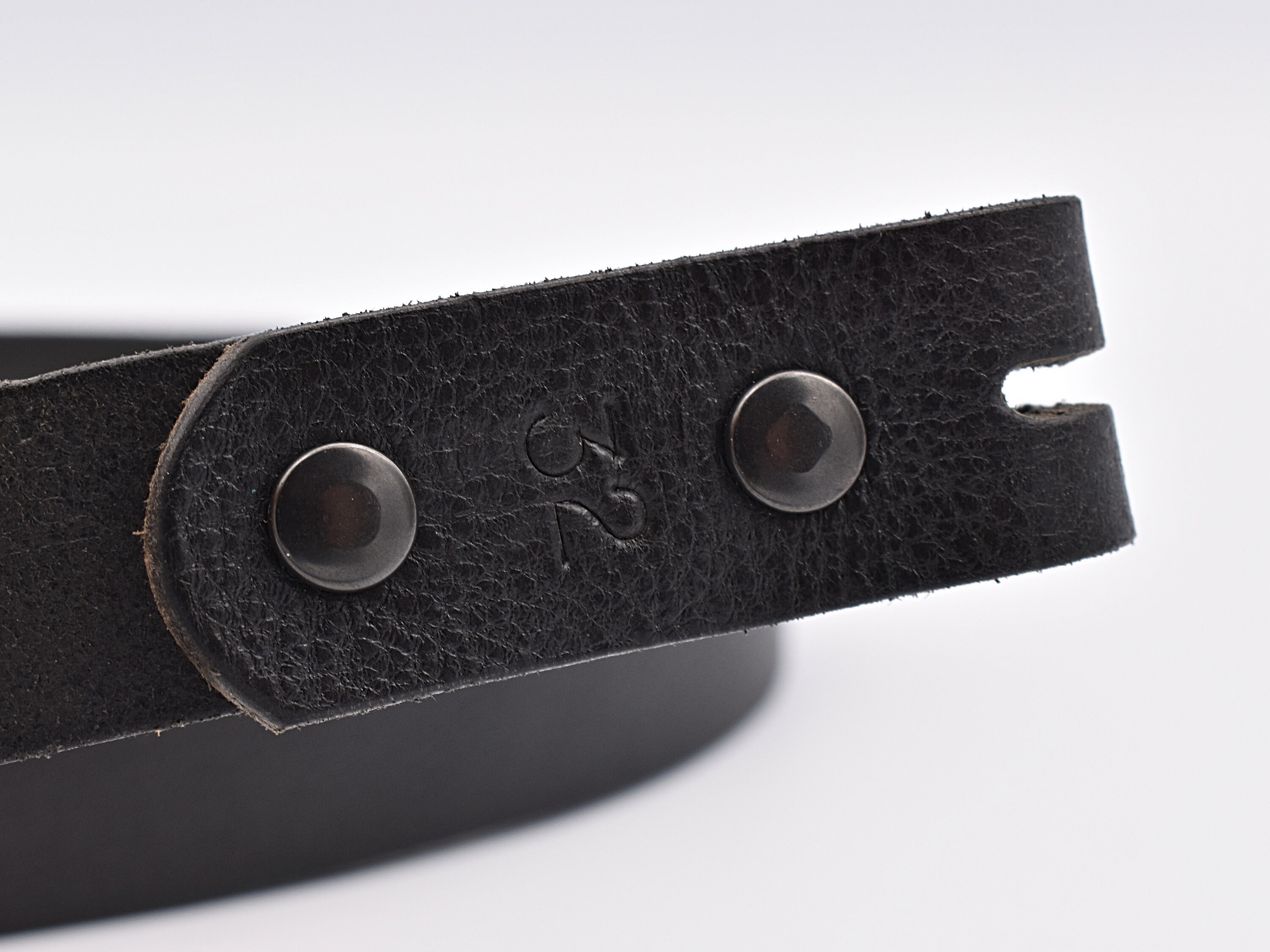 Bison Leather Belt Size 26 by JOED Urbina Made in USA - Etsy display picture 2