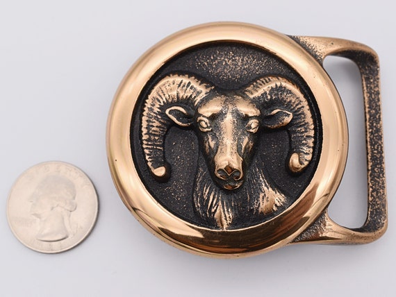 Tech Ether Guild "Big Horn" Solid Brass Vintage B… - image 3