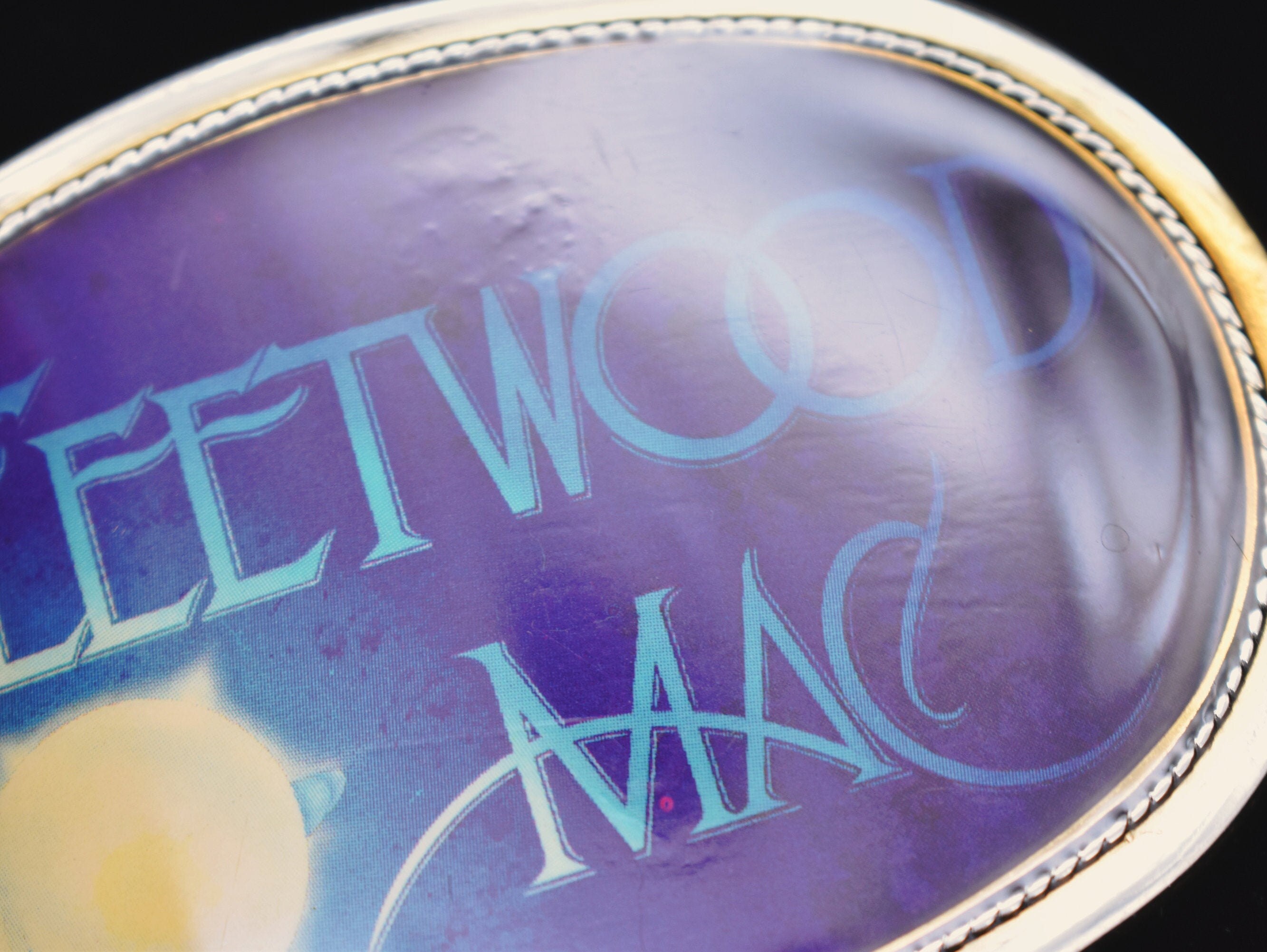 Vintage 1978 Pacifica Fleetwood Mac Belt Buckle Fleetwood Mac belt buckle from 1977 main image 3