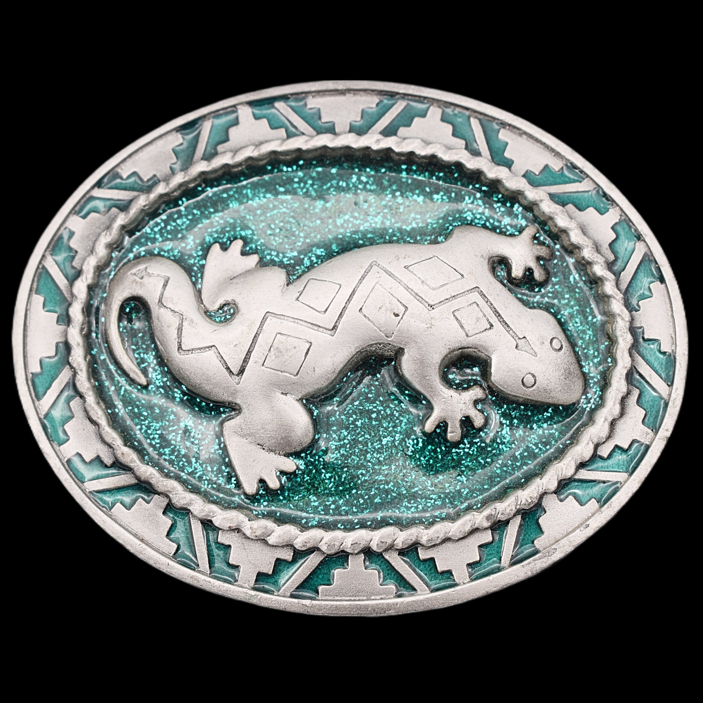 Snake Turquoise Buckle - Etsy display picture 1