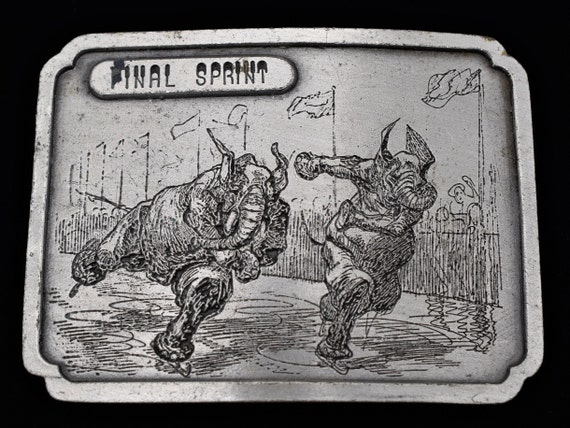 Final Sprint Fantasy Art Racing Elephants Ice Skat