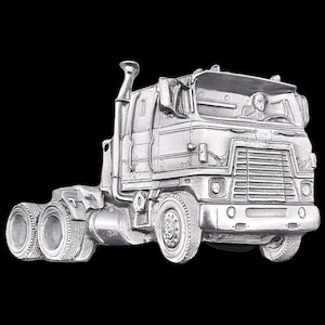 Cabover Truck Semi Driver Trucker Truck Driver Belt Buckle