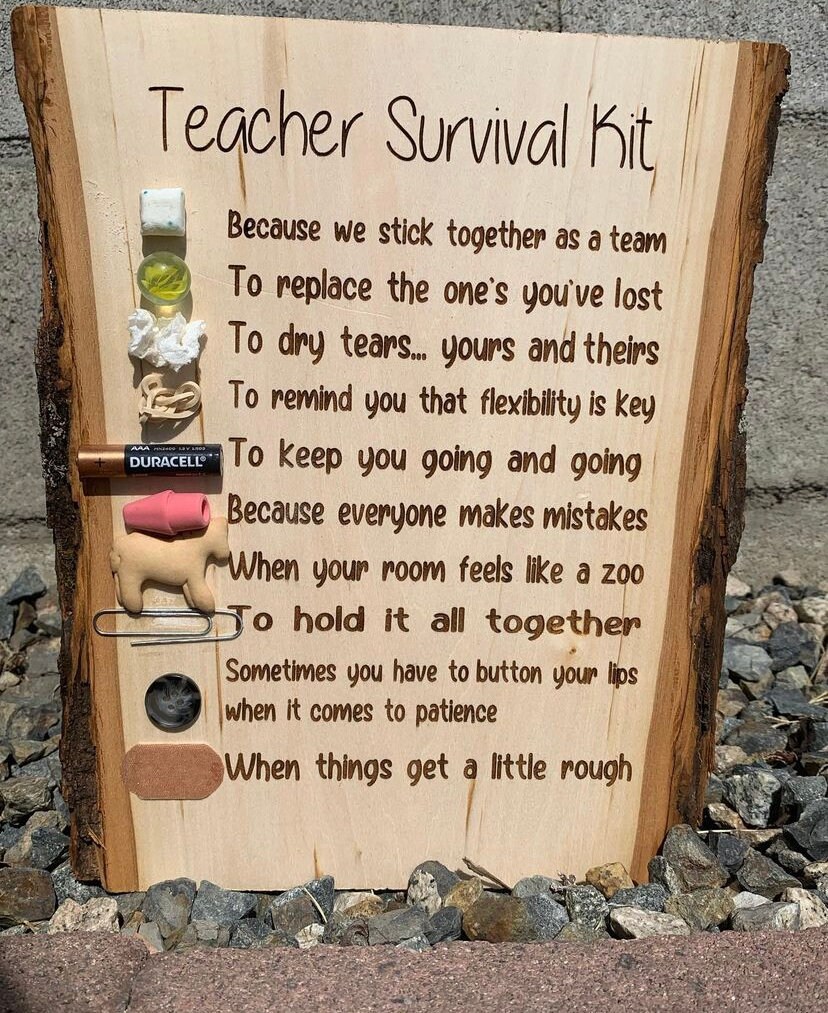 Teacher Survival Kit | Teacher Gift | Teacher Appreciation - Etsy