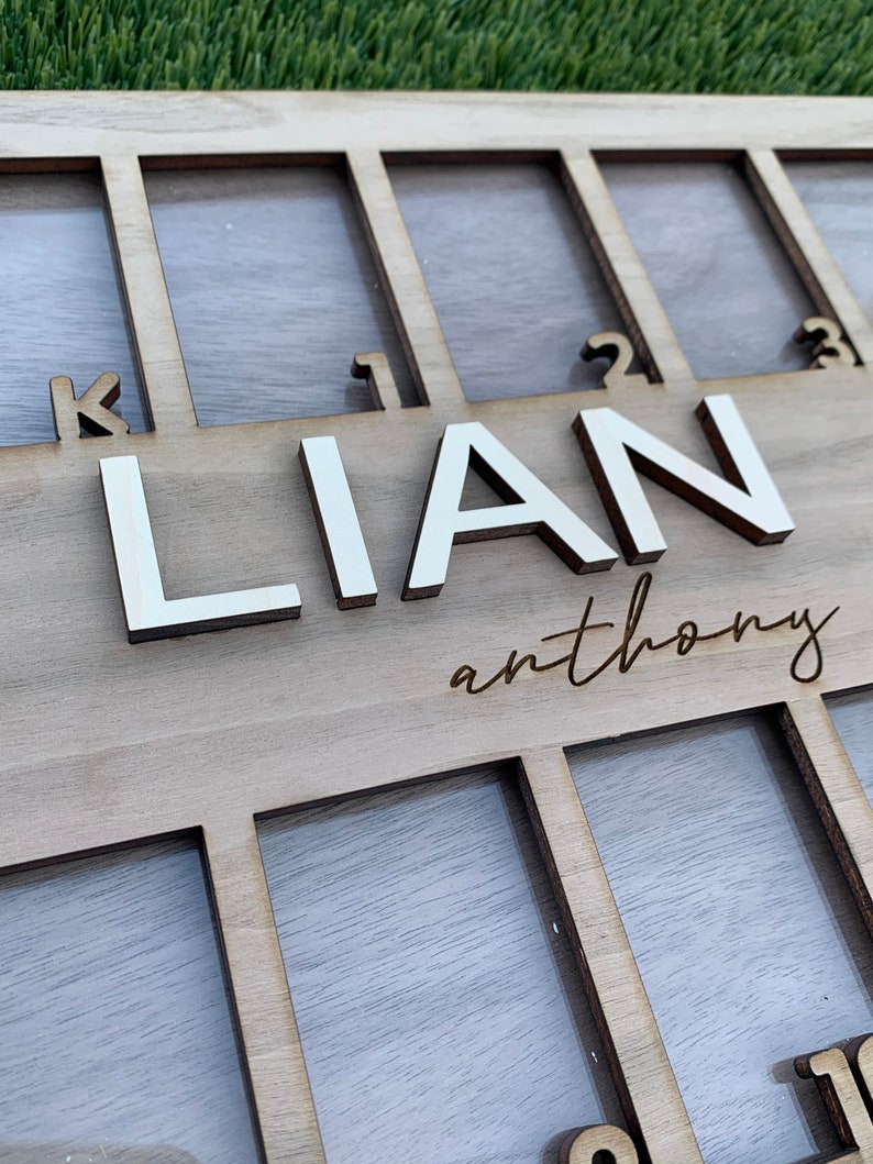 School Picture Frame K12 Photo Frame Preschool High Etsy