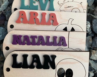 Boo Basket Tags, Halloween Basket Tag, Ghost Tag, Halloween Name Tag, Trick or Treat Bag Name Tag, Halloween Decor, Halloween Tags