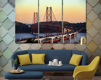 Lissabon Leinwand Etsy