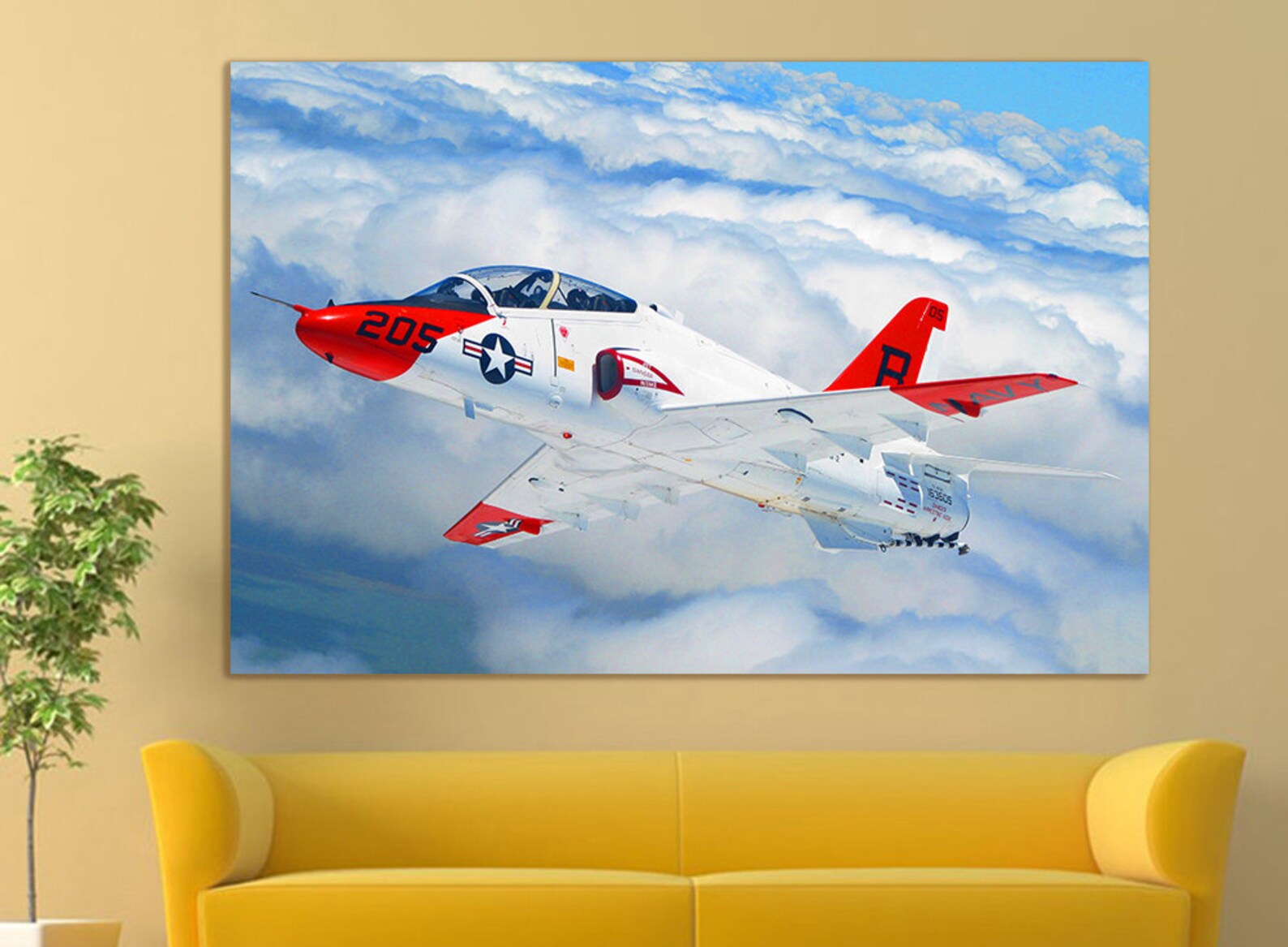 Aircraft Canvas Wall Art Airplane Wall Art Airplane Canvas Art Etsy