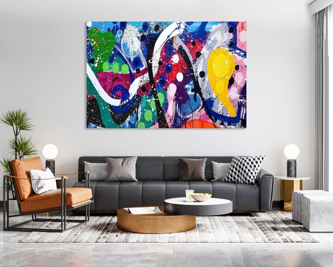 Graffiti Abstract Wall Art Canvas Decor, Abstract Wall Decor