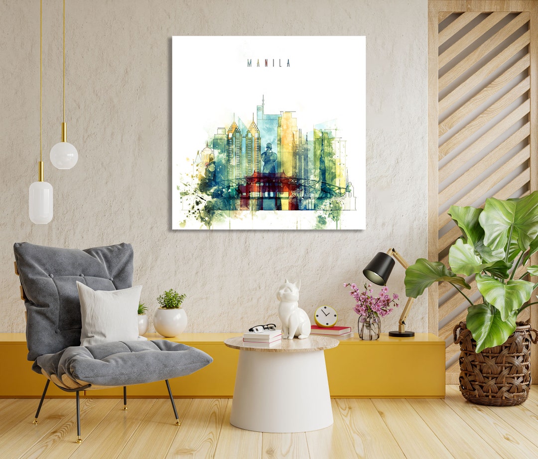 Manila Framed Canvas Wall Art Philippines Artistic Prints on Etsy