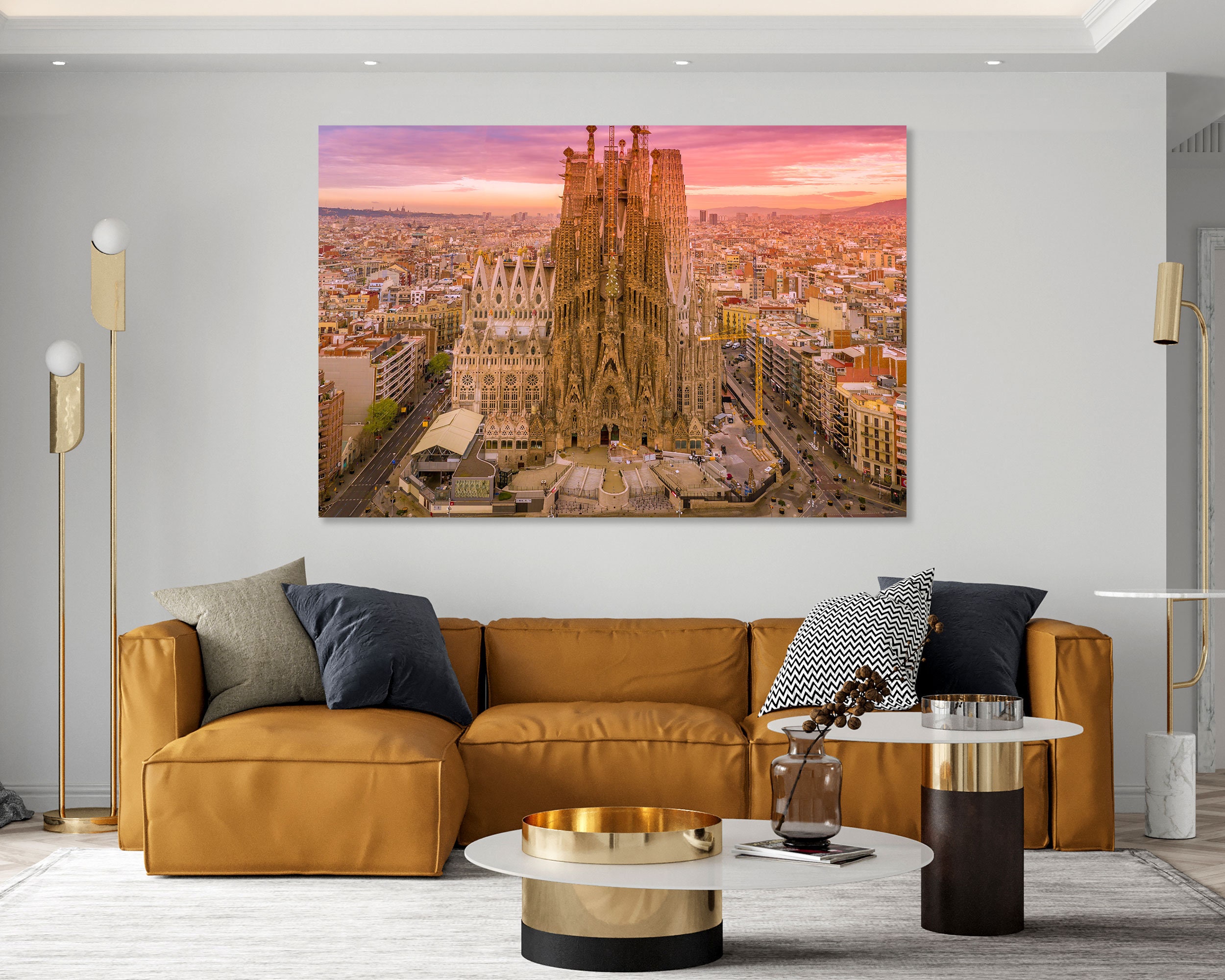 Canvas Set of Sagrada Família Barcelona Wall Decor for Home - Etsy