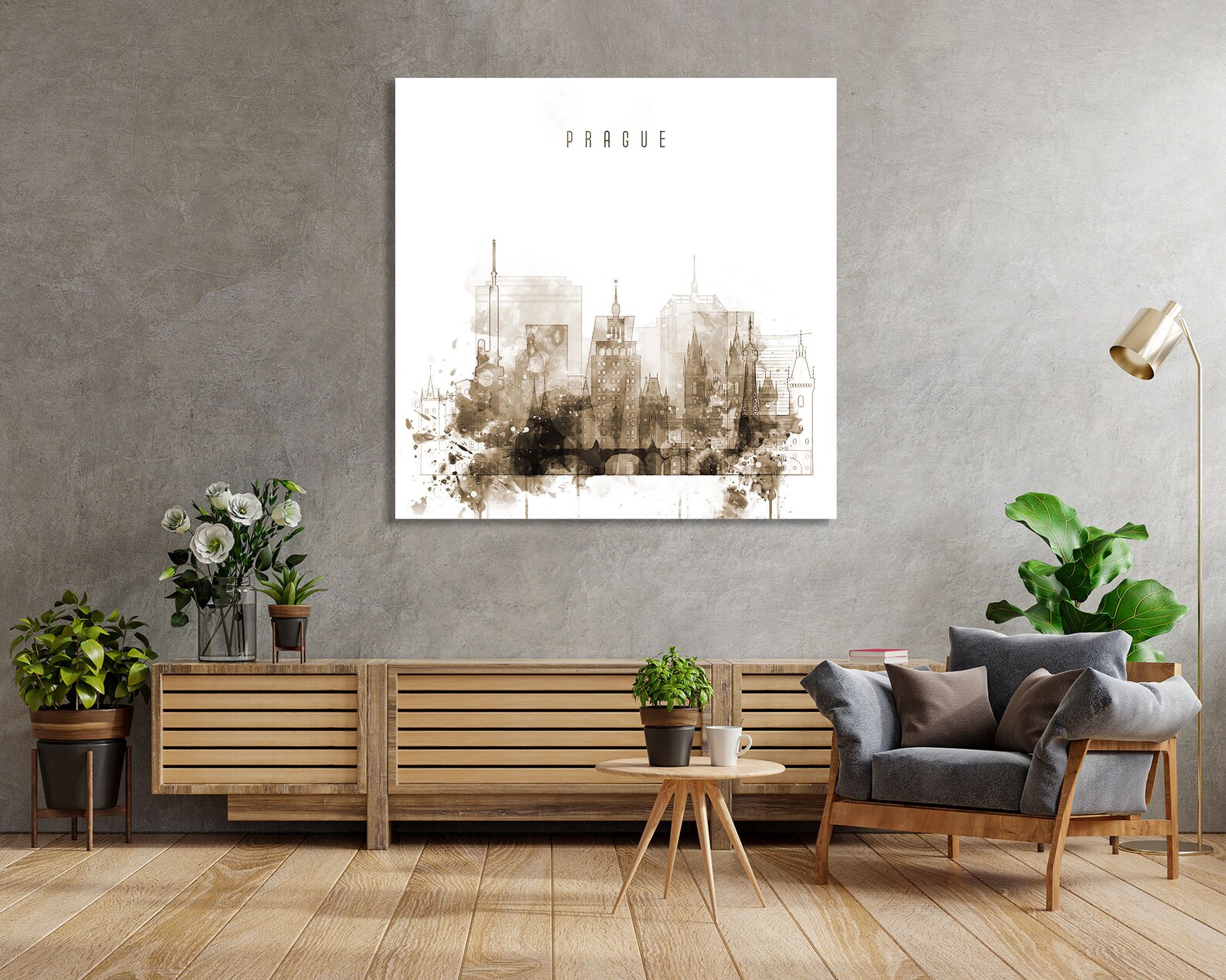 Prague Framed Canvas Wall Art Czech Republic Prints on Etsy