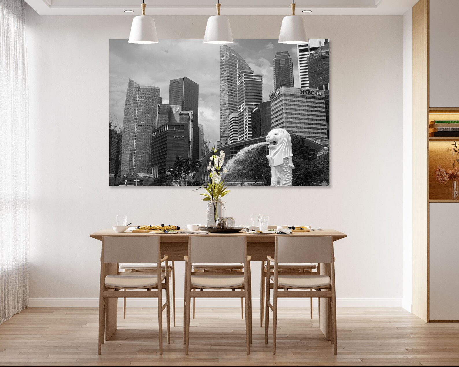Singapore Wall Art Singapore Wall Decor Singapore Canvas Etsy