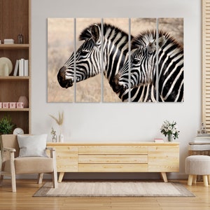 Zebra wall art Zebra wall decor Zebra canvas Zebra print Animal Wall Art Animal wall decor Animal canvas Animal print Large Canvas Decor