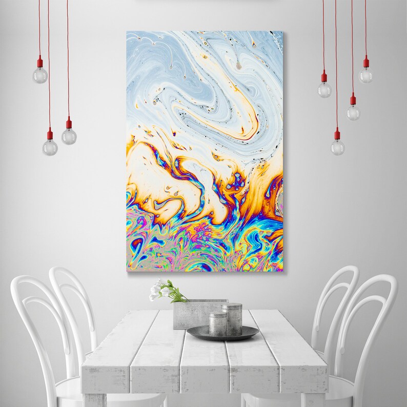 Watercolor Abstract Wall Art Watercolor Modern Canvas Wall Etsy