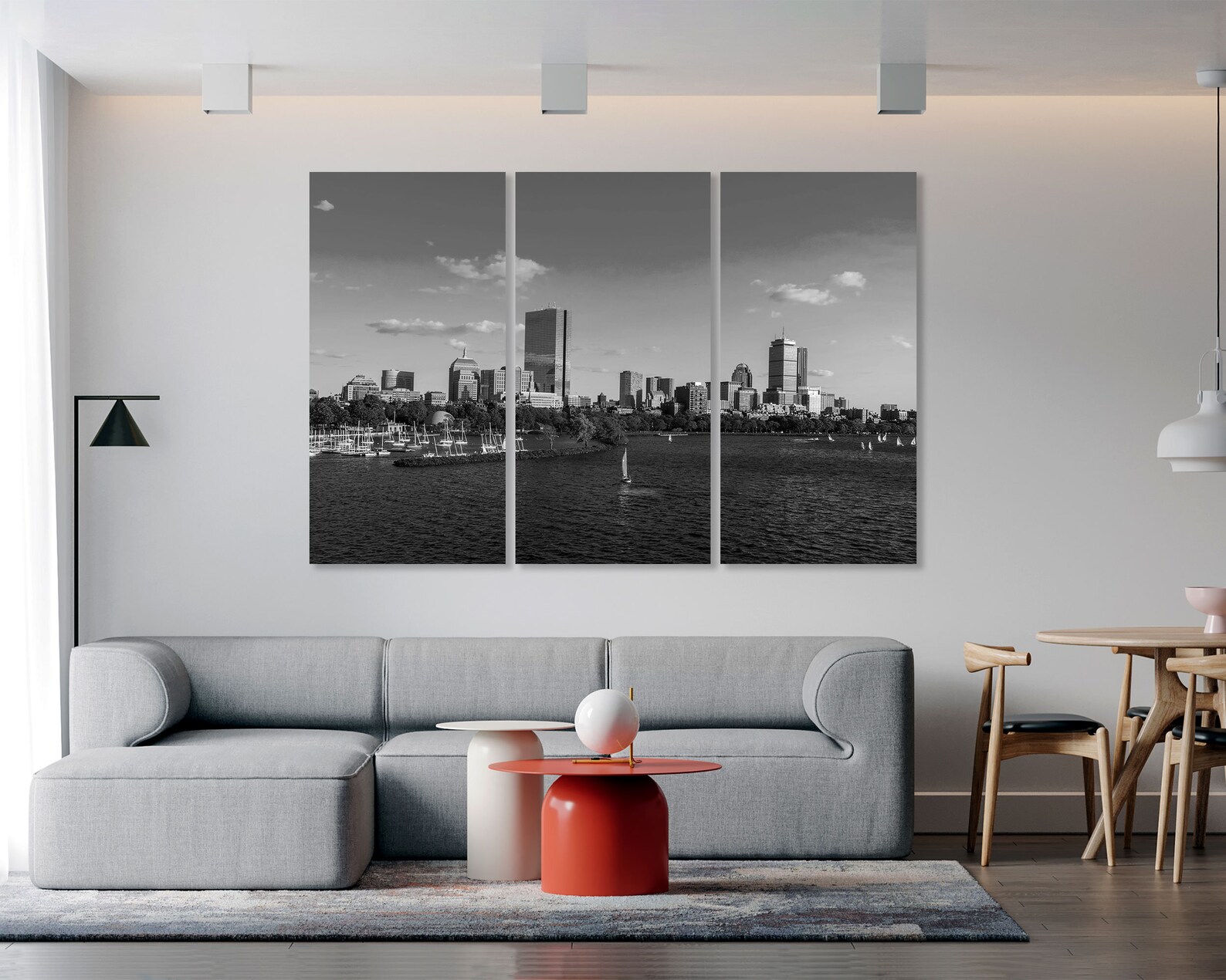 Boston Print Boston Wall Art Boston Canvas Boston Wall Decor Etsy