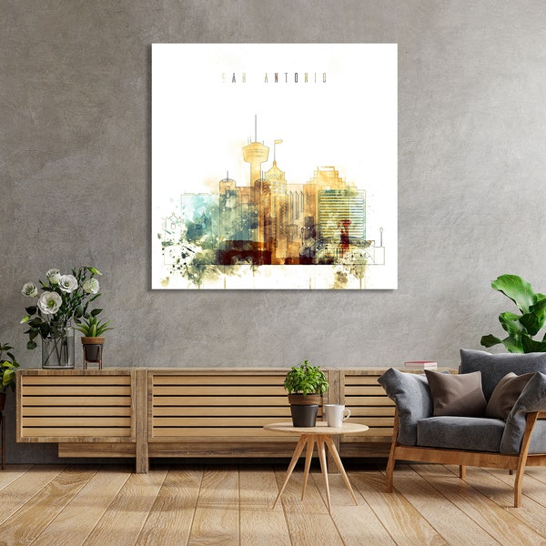San Antonio Framed Art Etsy