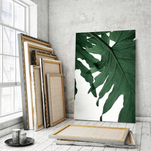 Paraguayan Philodendron Original Decor for Home Leaves Gifts Art Plants Large Wall Art Leaves Wall Art Leaves Print Canvas Leaves Decor