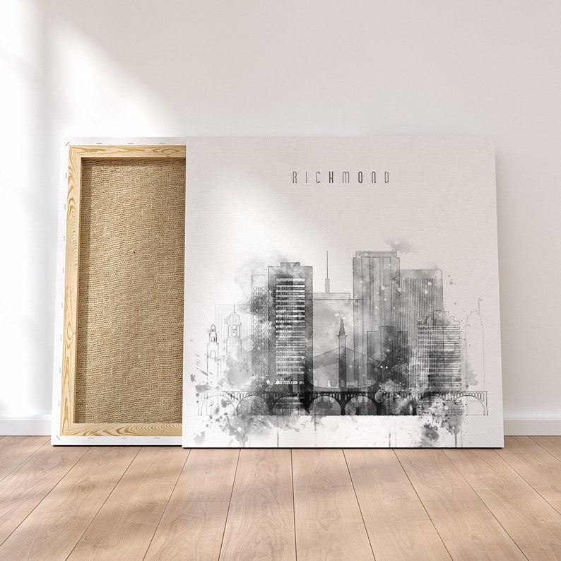 Virginia prints on canvas ready to hang at your home or office Richmond framed canvas wall art