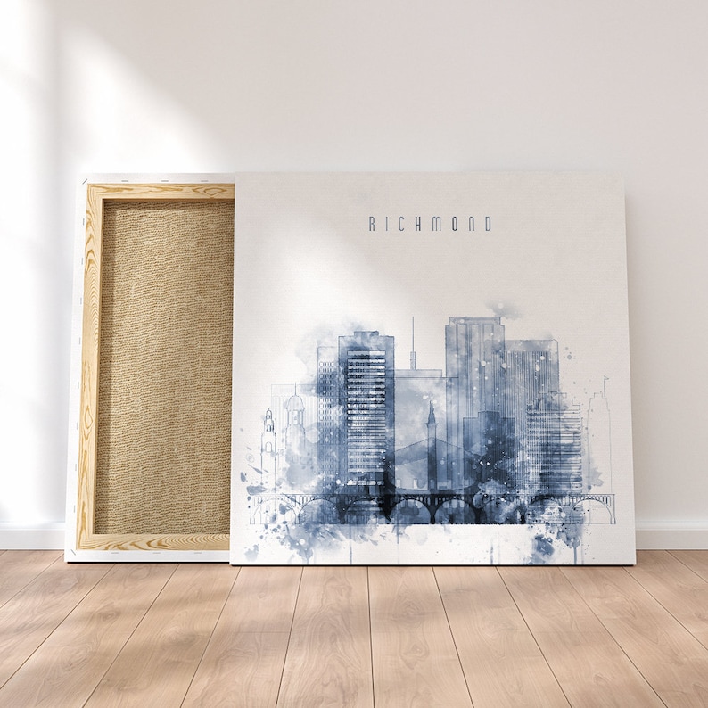 Virginia prints on canvas ready to hang at your home or office Richmond framed canvas wall art