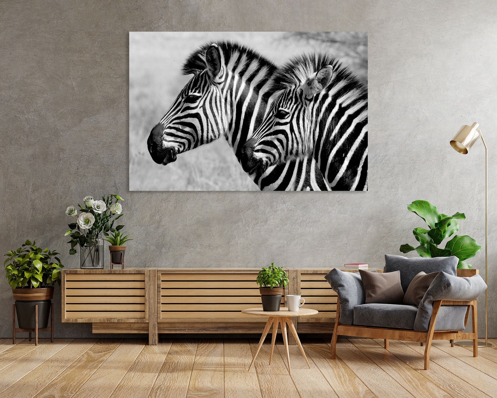 Zebra Wall Art Zebra Wall Decor Zebra Canvas Zebra Print Etsy