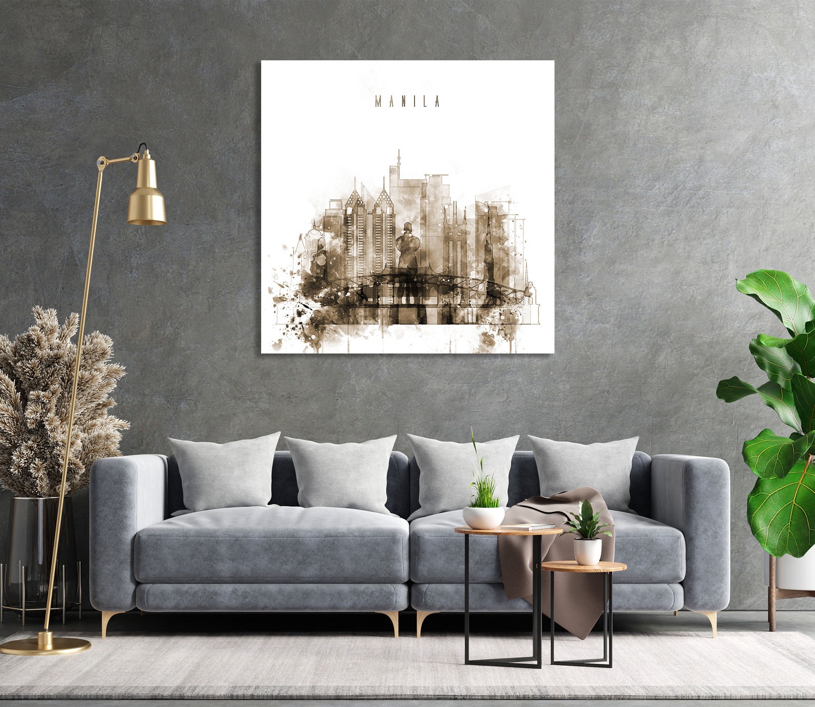 Manila Framed Canvas Wall Art Philippines Artistic Prints on Etsy