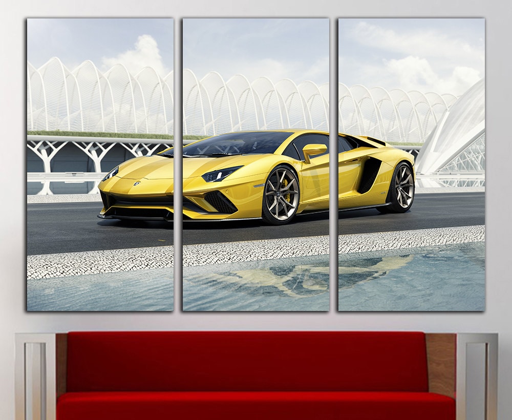 Muscle Car Canvas Art Muscle Car Wall Art Sports Car Wall Art | Etsy