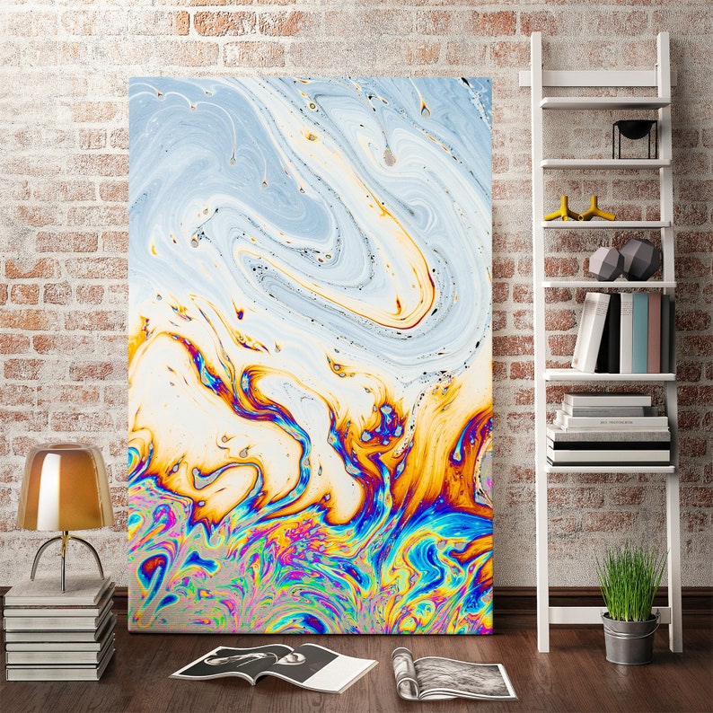 Watercolor Abstract Wall Art Watercolor Modern Canvas Wall Etsy