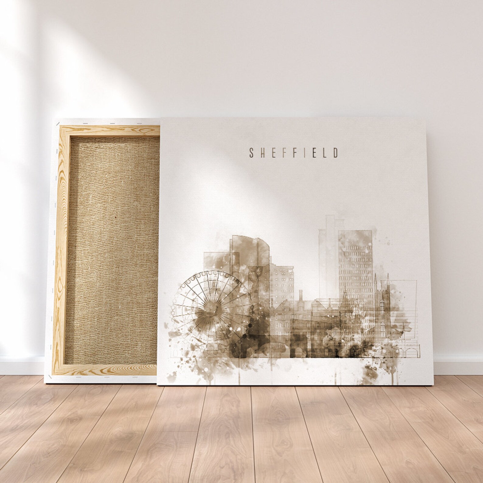 Sheffield Framed Canvas Wall Art South Yorkshire Prints on Etsy