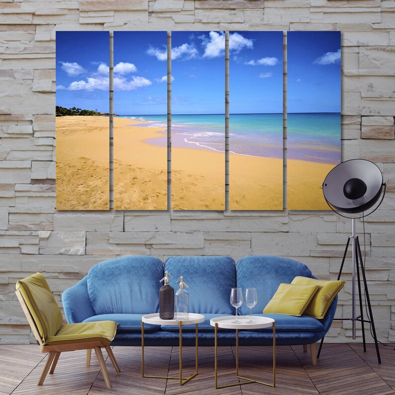 Beach Wall Art Beach Wall Decor Beach Print Beach Canvas Etsy