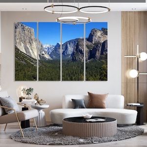 Yosemite Druck Nationalpark Druck Yosemite Leinwand Nationalpark Leinwand Yosemite Wandkunst Berge Wandkunst Wald Leinwand