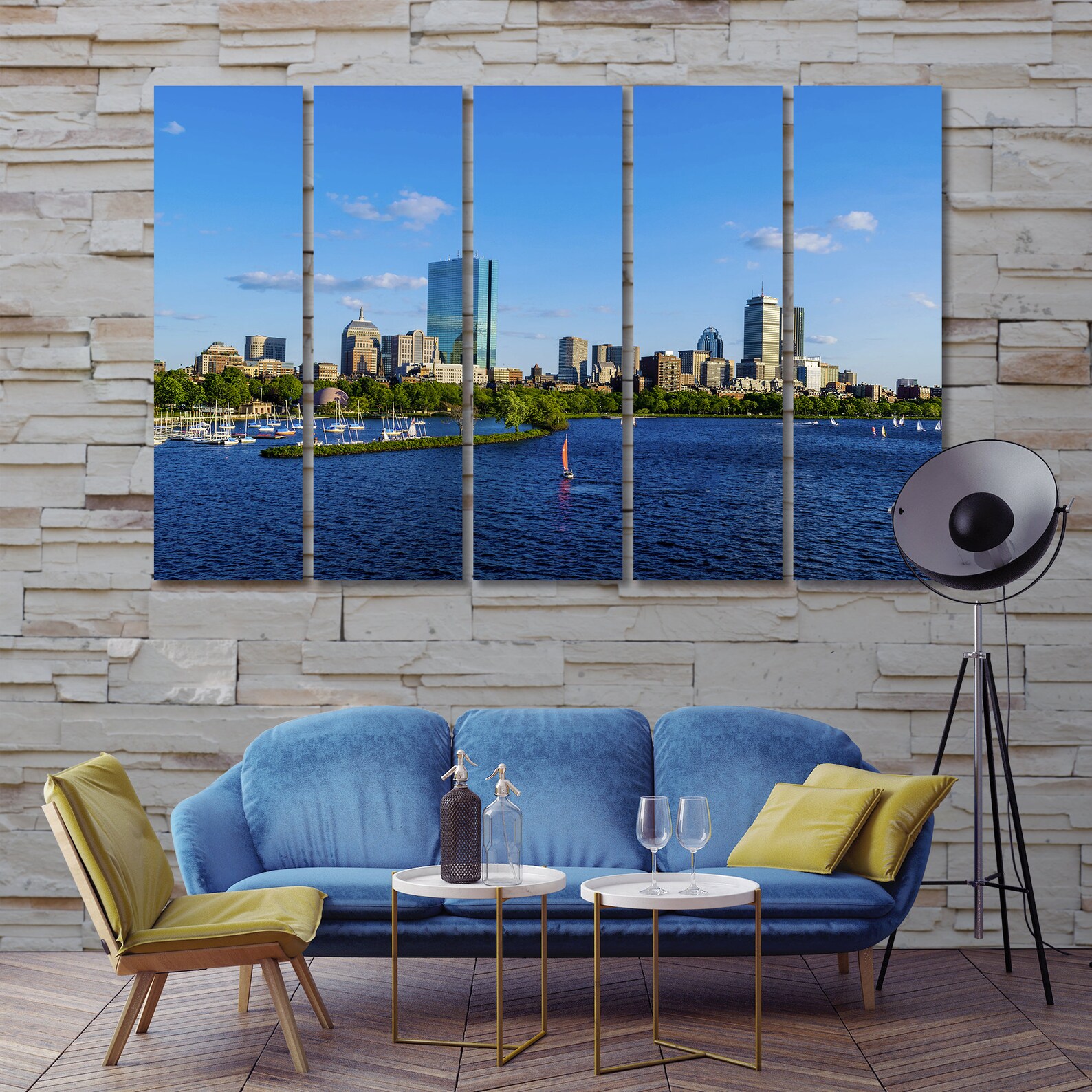 Boston print Boston wall art Boston canvas Boston wall decor Etsy