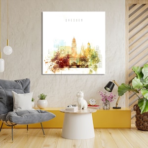 Dresden framed canvas wall art, Germany prints on canvas, ready to hang at your home or office, Dresden wall decor, Dresden painting decor