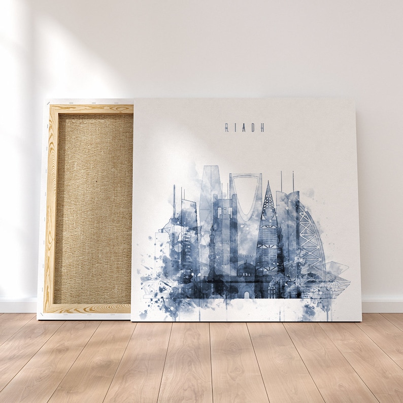 Riyadh framed canvas wall art Saudi Arabia artistic prints on Etsy