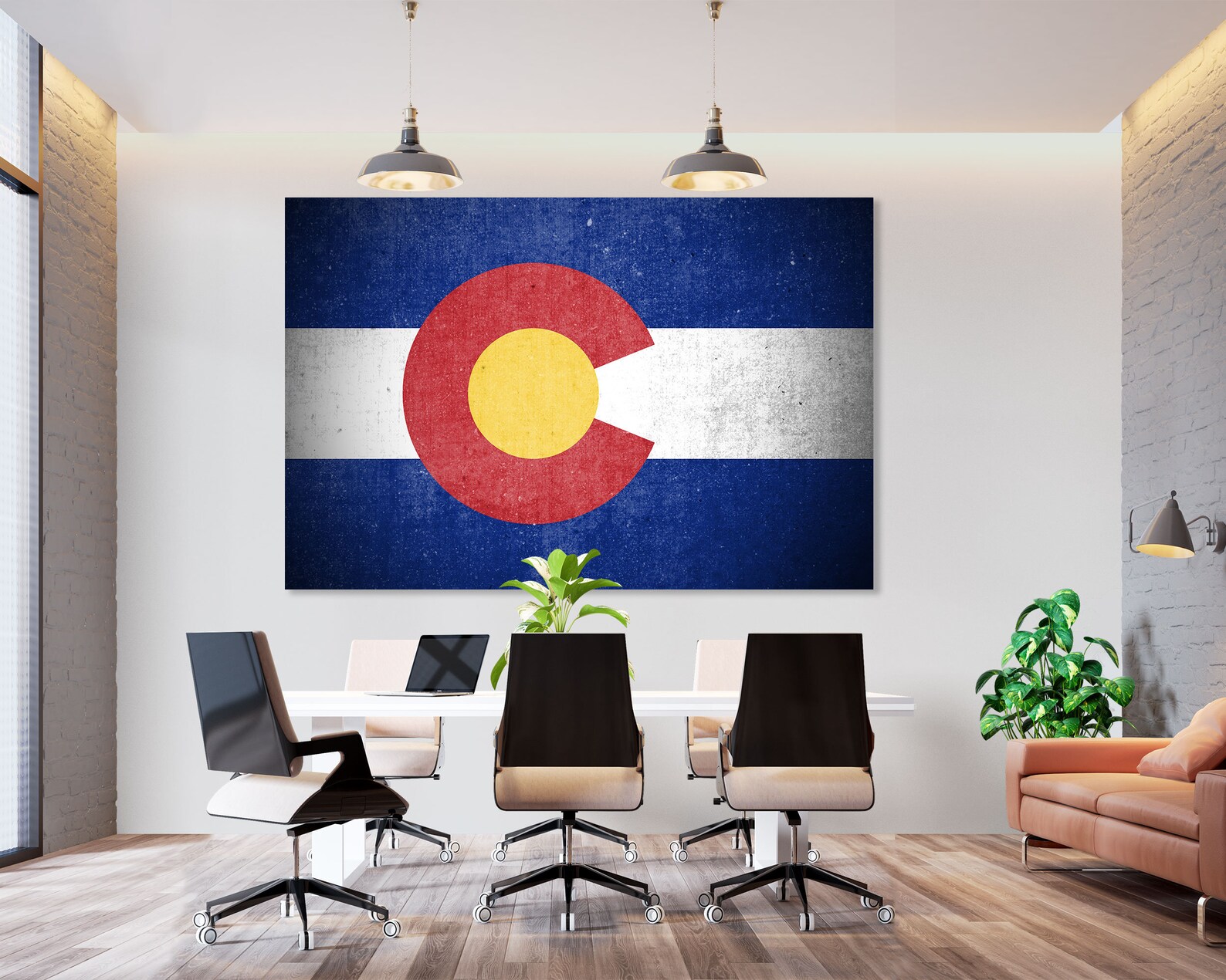 Colorado State Flag Wall Art Colorado State Flag Wall Decor Etsy
