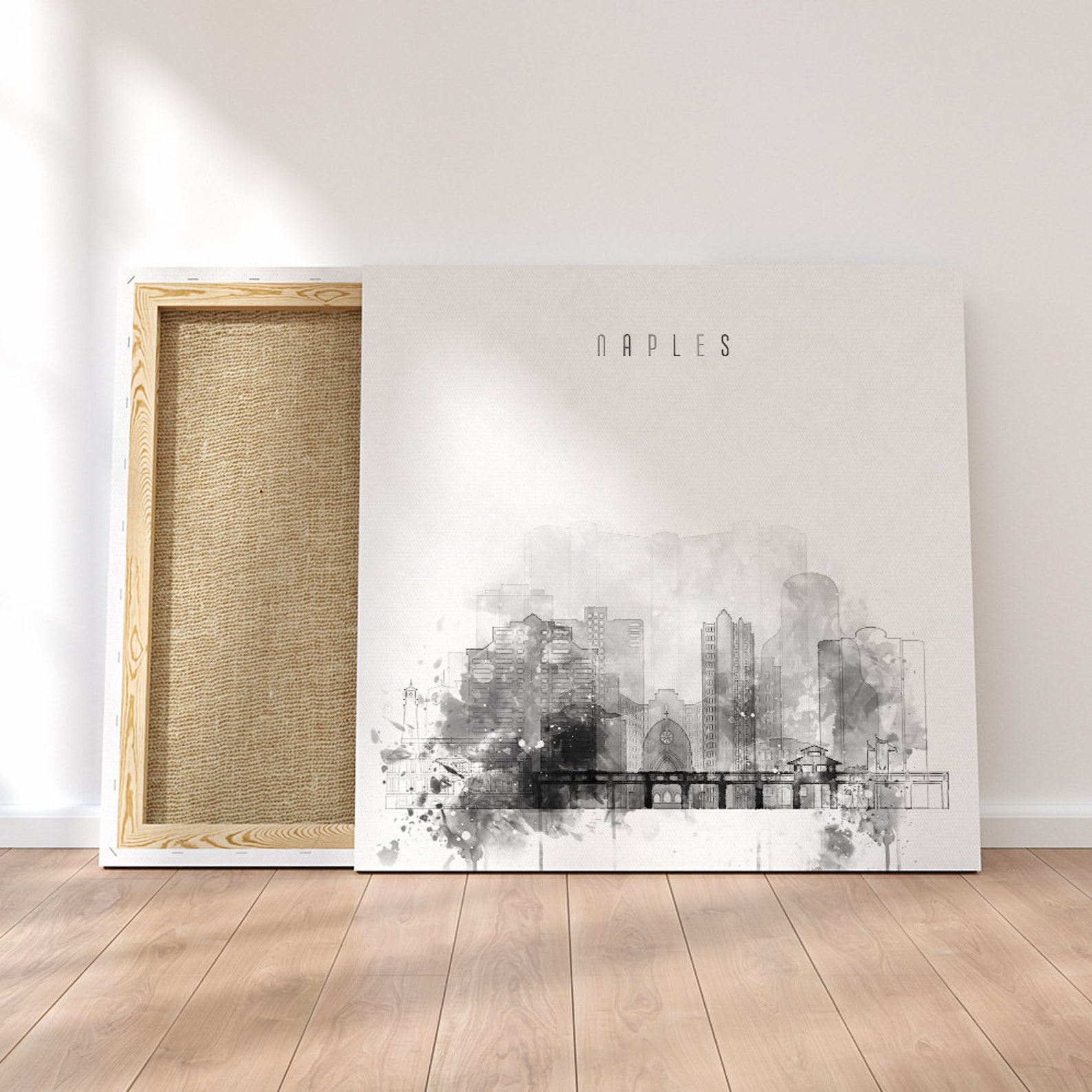 Naples framed canvas wall art Florida prints on canvas ready | Etsy