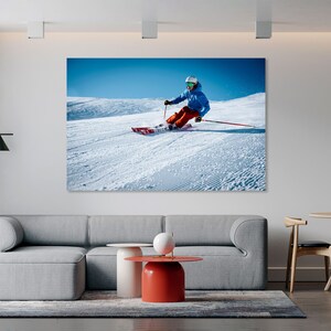 Ski Wall Art Ski Home Decor Ski Decor Ski Print Ski Canvas Ski Photo Ski Poster Ski Canvas Art Ski Wall Decor Ski Artwork Winter Sport