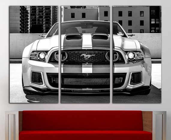 Muscle Car Canvas Art Muscle Car Wall Art Sports Car Wall Art | Etsy