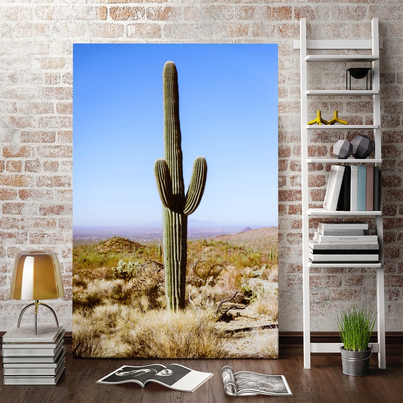 Saguaro National Park Wall Art Decor Cactus Wall Decor for Etsy