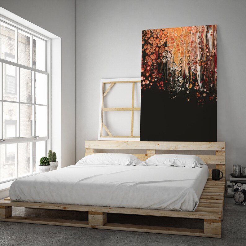 Abstract wall art for living room modern home goods wall Etsy