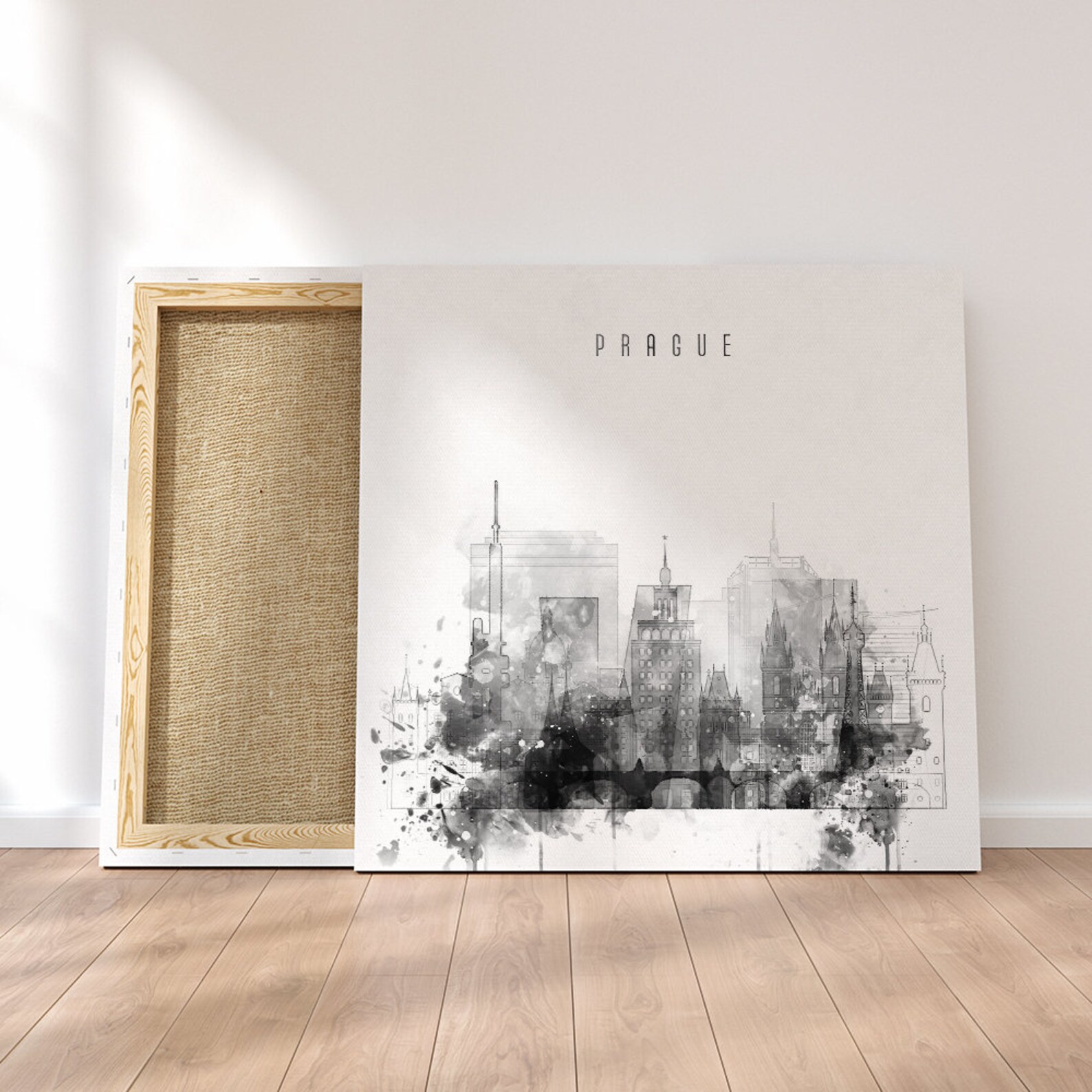 Prague Framed Canvas Wall Art Czech Republic Prints on Etsy