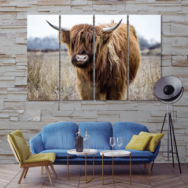 Highland Bull large wall decor